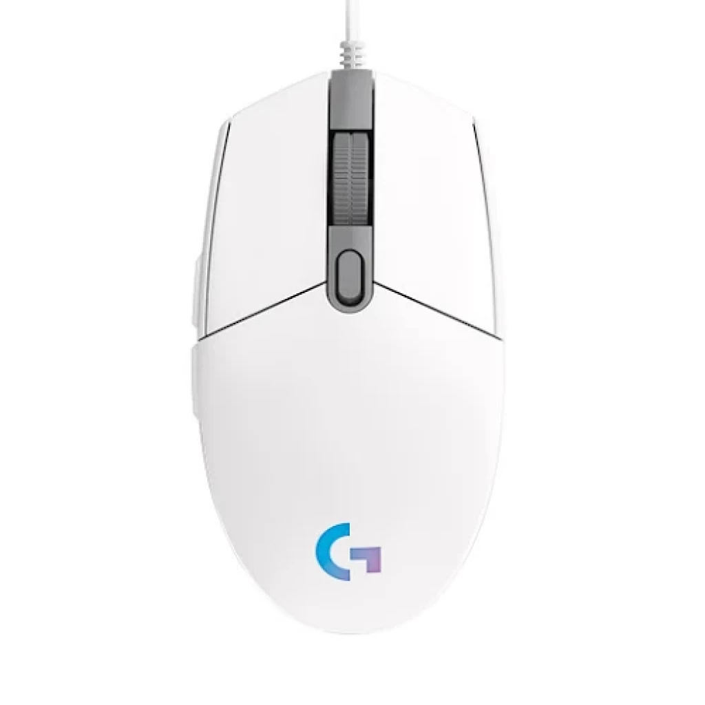 Chuột gaming Logitech G102 Gen2 Lightsync (Trắng)